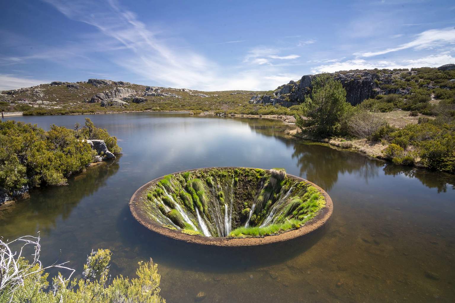 The secret behind Covão dos Conchos, Portugal’s stunning ‘hole in the lake’